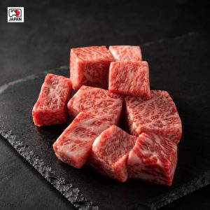 Dados tataki wagyu japonés